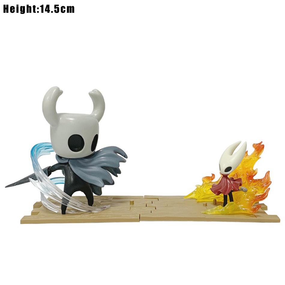 In Stock  Multiple Knight & Hornet Anime PVC Statue Figures | Handmade Collectible Game Peripherals with Base Boy's Gift