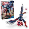 Конструктор LEGO Marvel Новая фигурка Капитана Америки, 359 деталей, Игрушка, Подарок на день рождения, Строительные блоки, Мальчики, Девочки, Дети от 8, 9, 10 лет, Ученики начальной школы