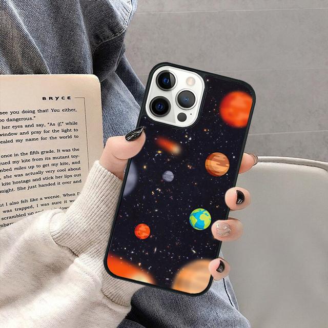 Astronomy Planets Phone Case Cover for iPhone 17 Air 16 16e 15 13 14 11 12 Pro Max Plus coque fundas Shell