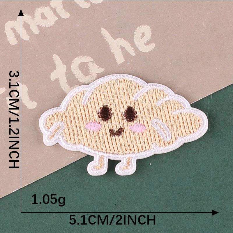 Duoku Original Snacks and Fast Food Cloth Patch - DIY Self-Adhesive Embroidery Accessory