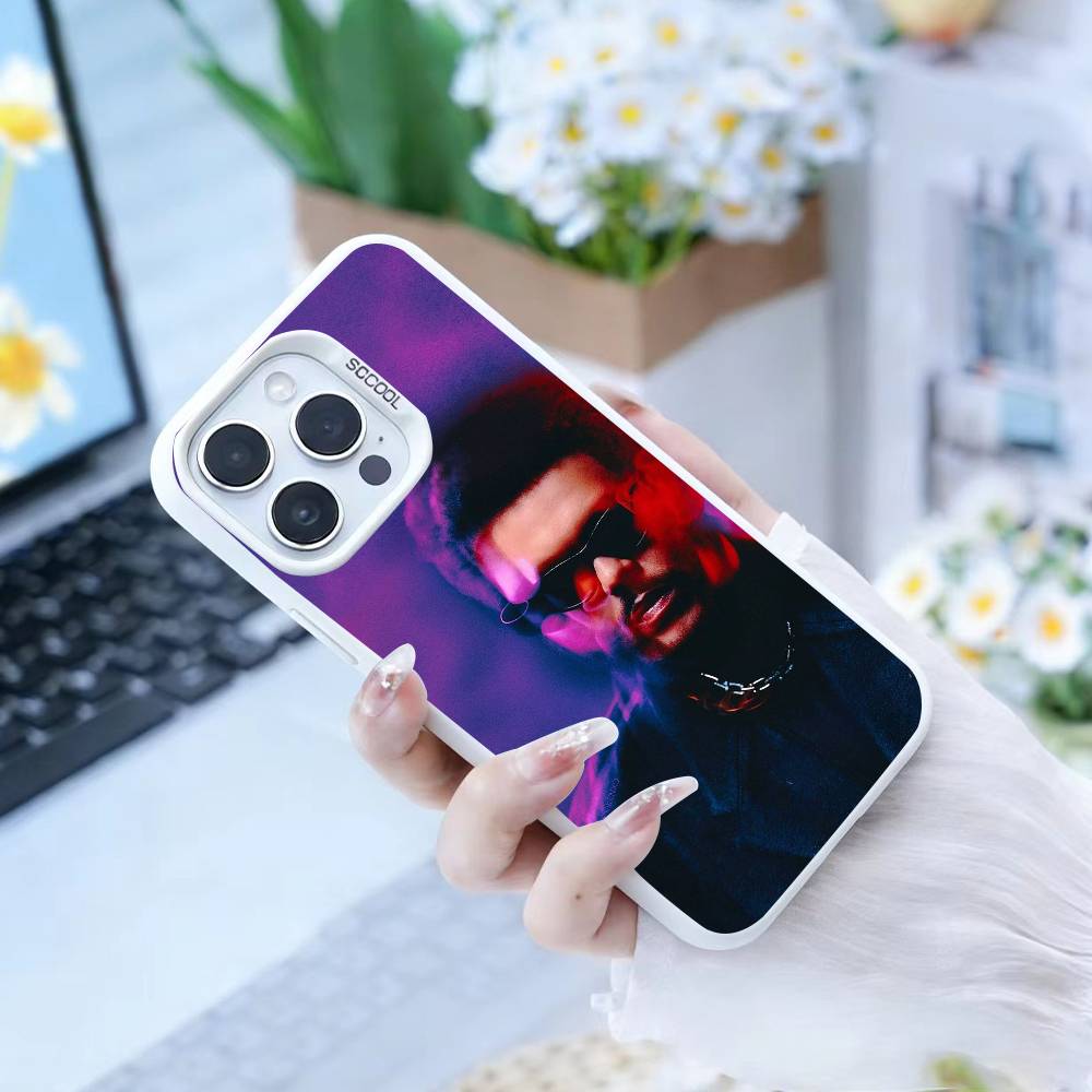 Чехол для телефона The Weeknd для iPhone 16,15,14,13,12,17, Pro, MAX белый Матовый Ударопрочный Чехол
