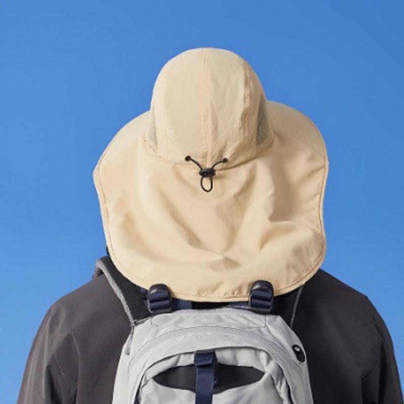 Summer Shawl Sun Hat Men's Outdoor Cycling Mountaineering Sunscreen Breathable Neck Protection Fisherman Hat