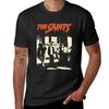 Футболка Saints Punk Rock для мальчиков с животным принтом Эстетичная одежда Быстросохнущая Белая для мальчиков Мужские футболки с графикой Хип-хоп