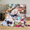 Genshin Heroes  Blanket Soft And Portable All Season Home Bed Sofa Blanket Office Travel Nap Break Warm Blanket
