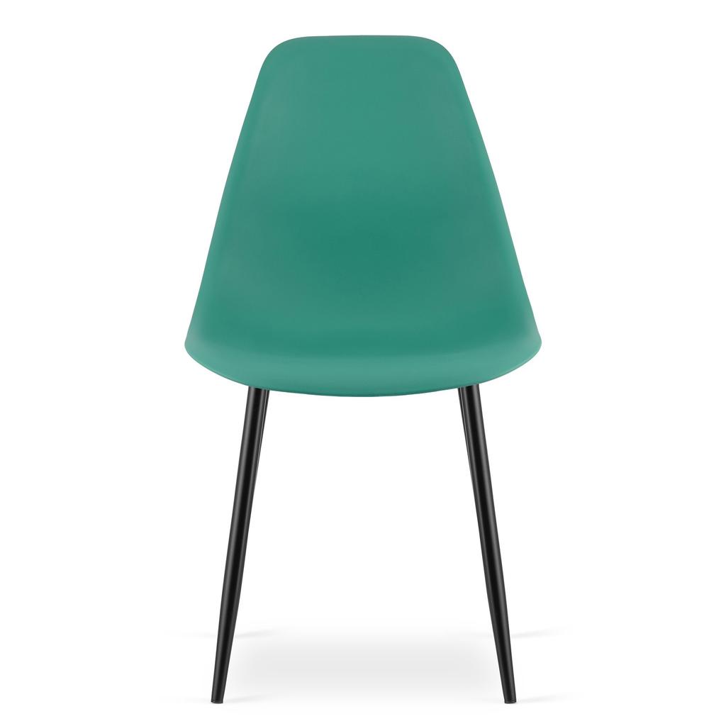 WAT chair green / black legs x 4