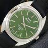 INDIAN VINTAGE HMT KOHINOOR HAND-WINDING MENS GREEN COLOR DIAL WATCH A440999-4 HT-a440999