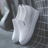 Весенне-летняя белая обувь, женская обувь на внутренней платформе, на толстой подошве, повседневная обувь на один шаг, универсальная женская обувь