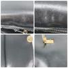 CELINE Винтаж Macadam Triomphe Золотая фурнитура Клапан Одна полуплечевая сумка Кожа Черный Женская Мужская Унисекс