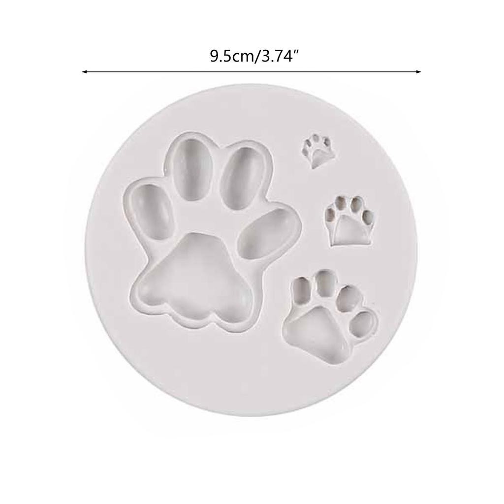 Silicone Fondant Mold Cute Cat Claw Baking Mold Chinese Animal Paw Shape Chocolate Resin Mold Cake Decorating Tool