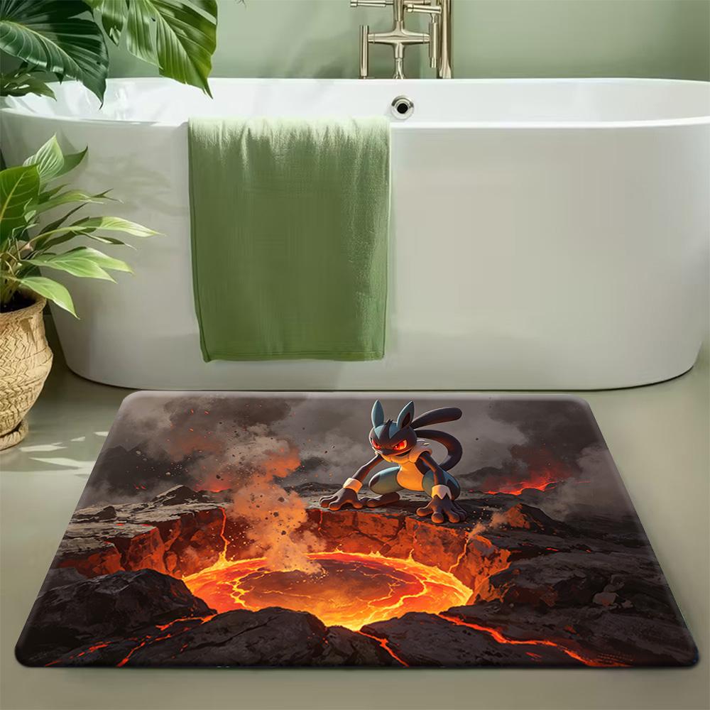 Pokemon Polteageist Cute Cartoon Print Non-Slip Doormat Floor Mat