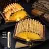 Креативная складная бумажная лампа в форме веера DIY: Древний стиль, идеально подходит для дней рождений и фестивалей, атмосфера ручной работы