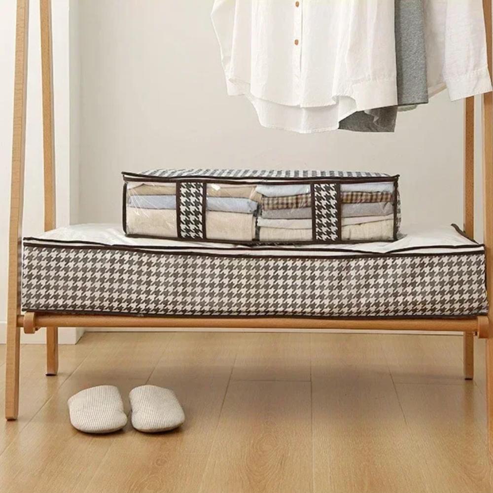 Non Woven Fabric Quilt Storage Bag Foldable Dustproof Toys Bags Moisture Dust Proof Luggage Bags Simplicity Storage Container