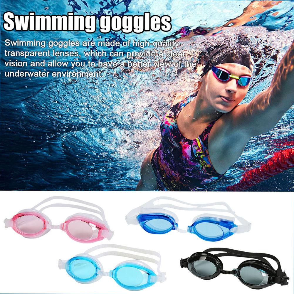 Silicone Goggle Women HD Men's Waterproof and Anti-fog Diving Equipment Small Frame Adult Swimming Glasses for Childre