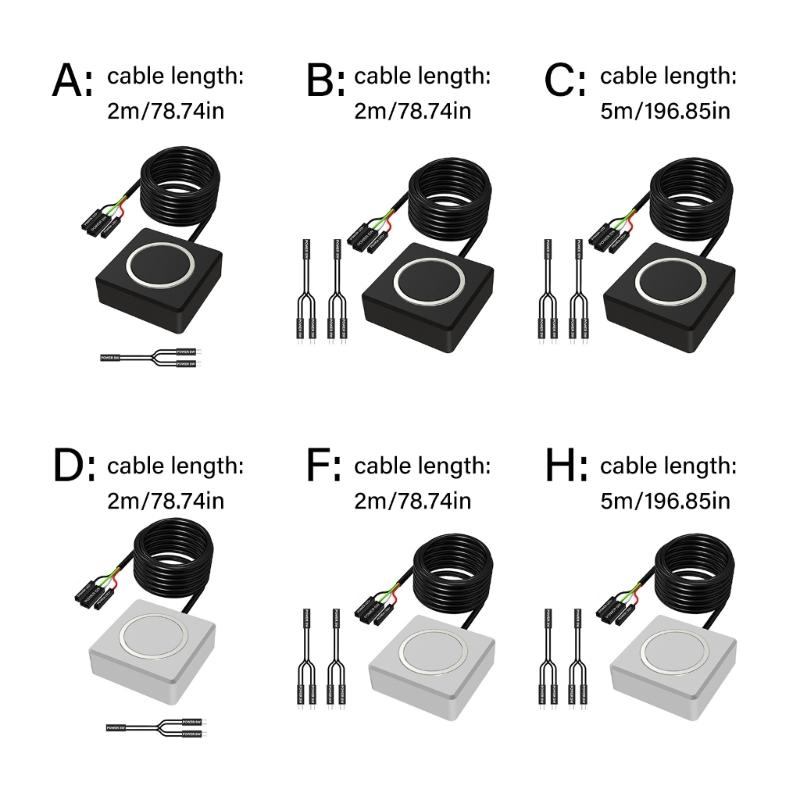 Desktop Start Button Extension Cord For PC Power On/Off Control For Multiple Computer Models