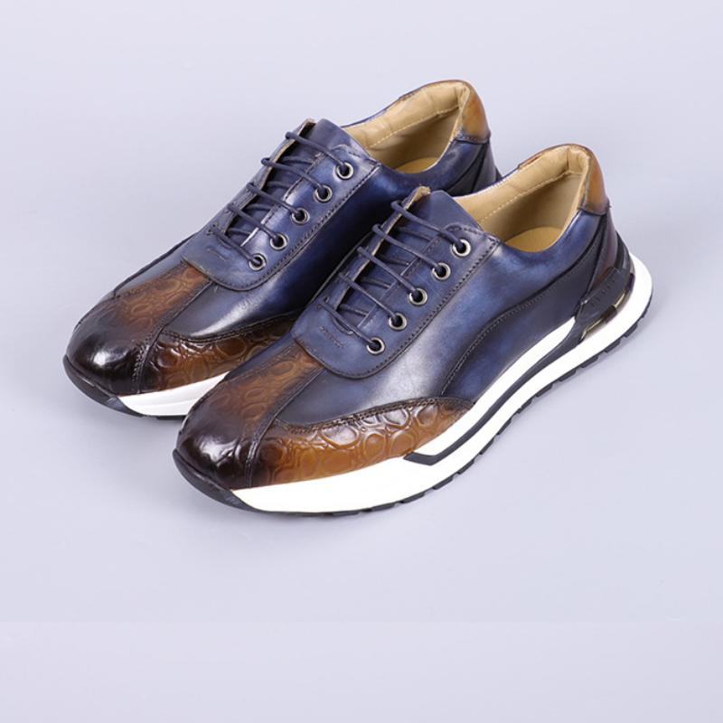 Мода Новая мода мужские кожаные повседневные туфли взрыв чистая коровья кожа свадебные туфли zapatos sapat a13