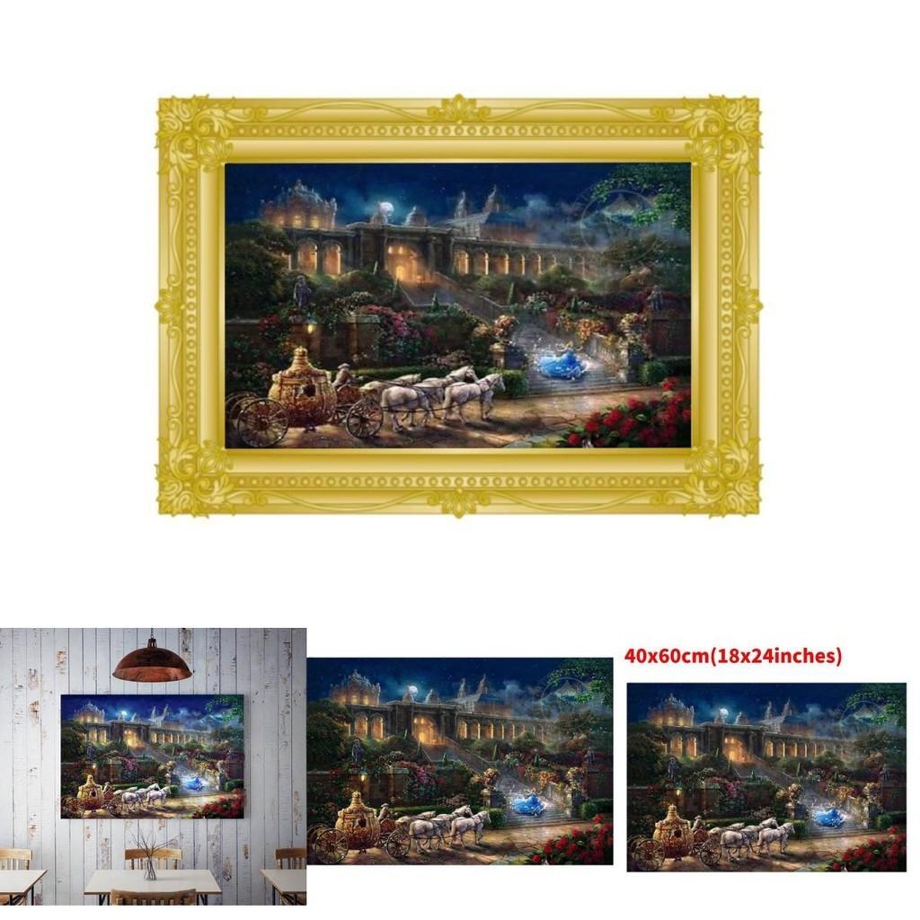 Холст Принцесса Русалка Настенное Искусство Современная Сказка Декор Детской Комнаты Живопись