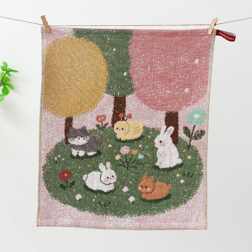 34x40cm Handkerchief Towel Cartoon Kitchen Towel High Quality Large Hand Towel Home Restaurant