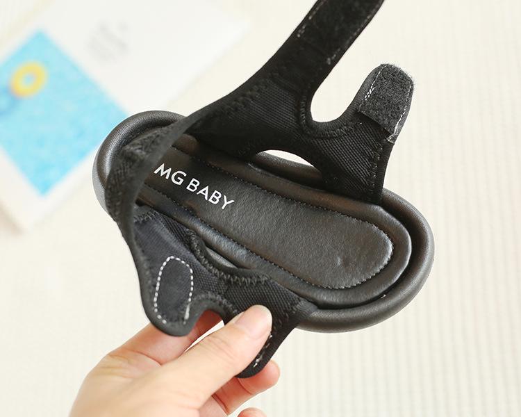 2025 Summer Kids' Non-Slip Mesh Sandals: Soft Sole, Velcro Beach Shoes for Boys & Girls