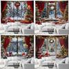 Christmas Tree Santa Claus Luxury Tapestry Bedroom Living Room Home Christmas Decoration