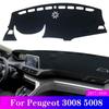 Для Peugeot 3008 5008 GT 2017 2018 2019 2020 Аксессуары Коврик на приборную панель автомобиля Защита от солнца Накладка Ковры для приборной панели Защита от УФ-лучей