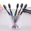 Little Moon 10-Pack Soft Bristle Bamboo Charcoal Toothbrush Family Set