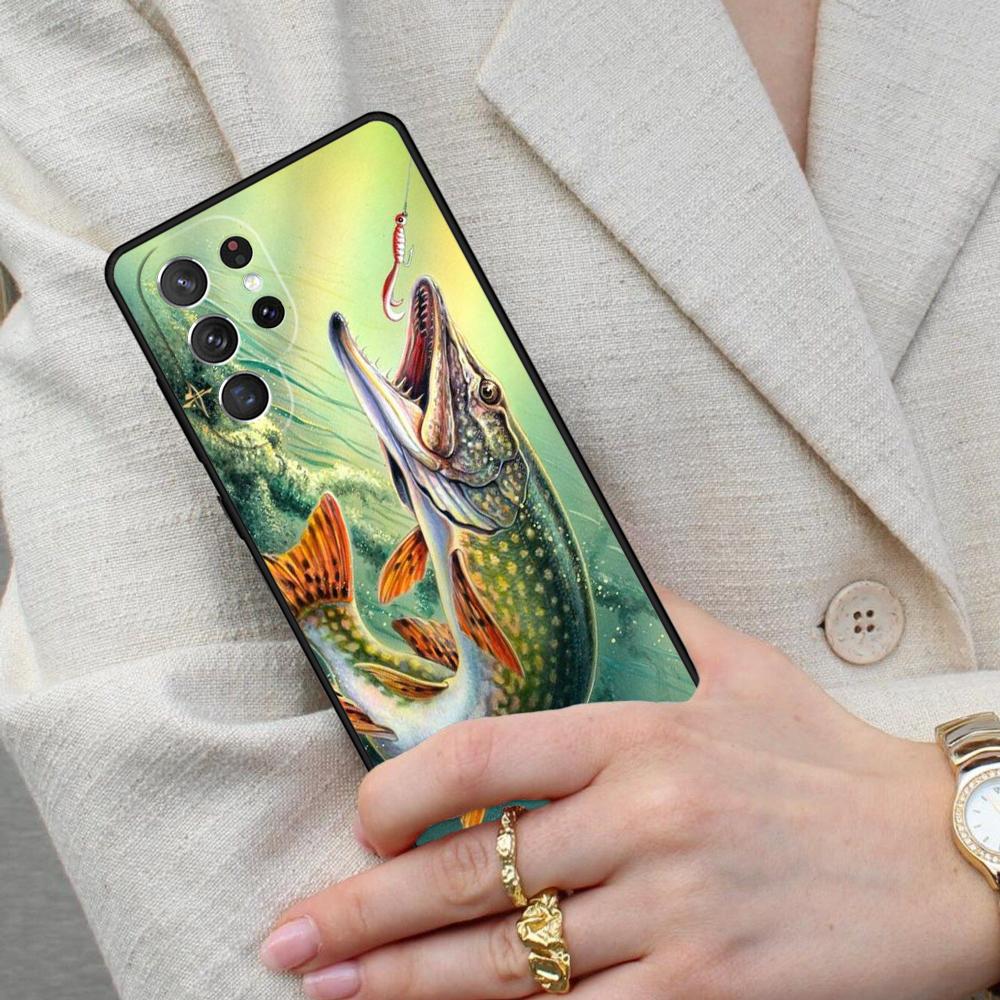 Чехол для телефона с рисунком «Рыбалка на форель» SOFT для Samsung Galaxy S26 Ultra S25 S24 S23 S22 S21 S20 Note10
