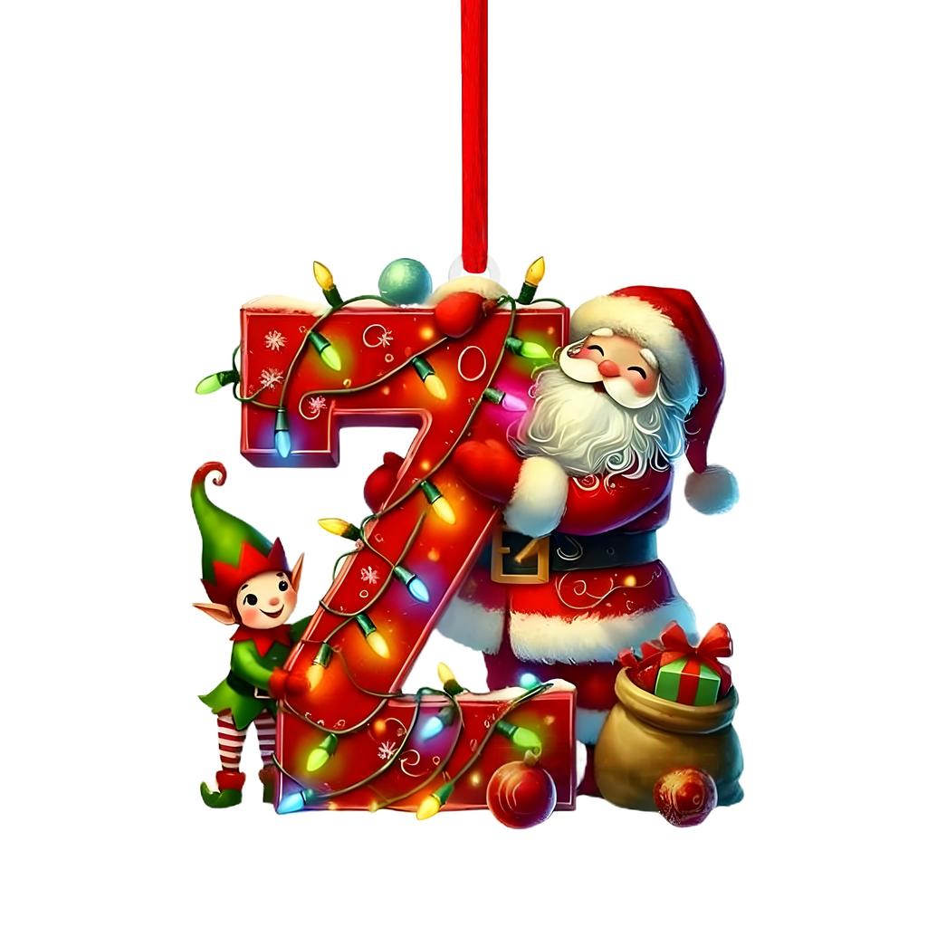 26 Letter,Christmas,Ornaments,Acrylic,1