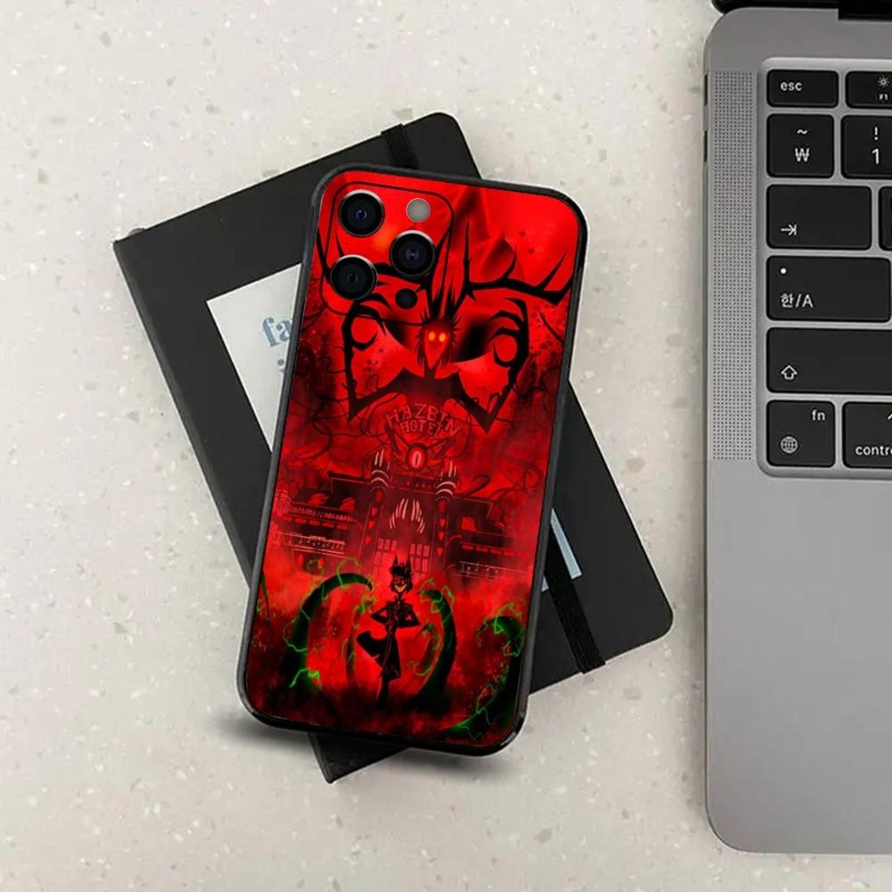 H-Helluva B-Boss Phone Case For Apple iPhone 15,14,13,12,11,Pro,X,XS,Max,XR,Plus,Mini Soft Black Cover