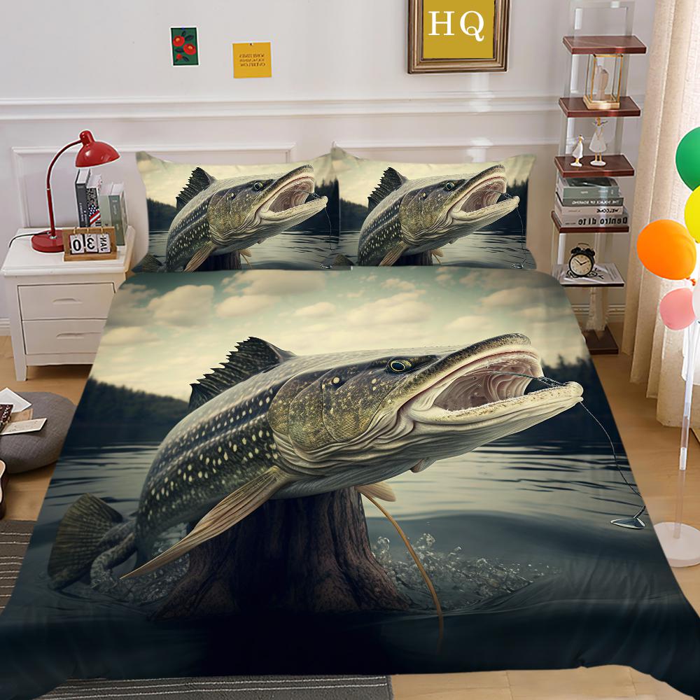 Kemila Water Spirit Fish пододеяльник комплект постельного белья 3D пододеяльник и наволочка прямая продажа двуспальное постельное белье