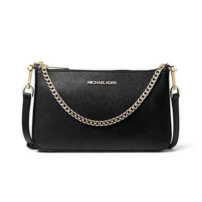 MK Jet Set Chain Минималистичная кожаная сумка через плечо под мышку Женские сумки Черный 35S0GTVU6L-BLACK