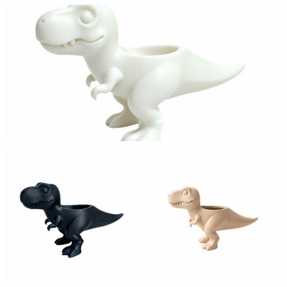 3D Printed Dinosaur Flowerpot Ornaments Mini Potted Planter Dinosaur Statue T-Rex Plant Pot  Gift
