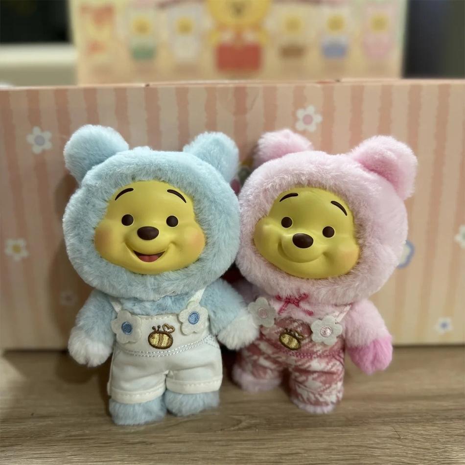 Новая серия конфет Винни-Пух от Miniso, слепой бокс, кавайный виниловый подвеска-лицо, кукла Медвежонок Пупу, модная игрушка, подарок для детей