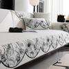 Chenille French Entry Lux Sofa Cushion Four Seasons Universal Non-Slip Seat Cushions New Leather Sofa Cover Cover Cloth