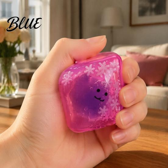 Halloween Stress Relief Toys Ghost Cube Squeeze Toy Pumpkin Bat with Party Favors Snowflake Hand Relaxation Sensory Toy for