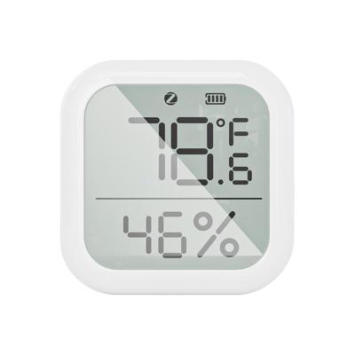 Умный гигрометр ZigBee, термометр, датчик температуры и влажности в помещении с управлением через приложение, большой ЖК-дисплей
