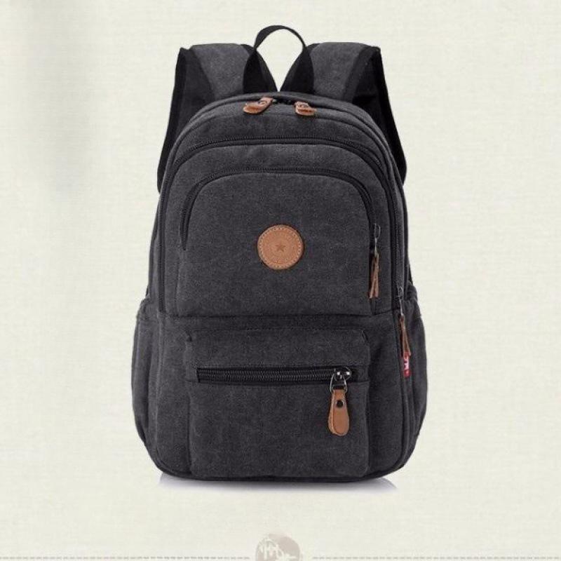 Backpack for Both Men and Women Large-capacity Luggage Bag Retro College Student Schoolbag