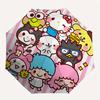 1pc Hello Kitty Friends Collection Umbrella with Plastic Handle,Suitable for All Seasons Home Travel Outdoor UmbrellaSanlio270