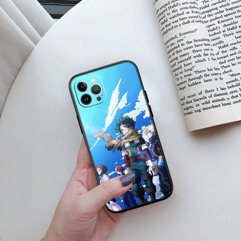 Чехол для телефона ED37 My Hero Academia для iPhone 6 6s 7 8 11 12 13 14 15 XS Pro Max XR X SE Samsung S20 S21 S22 S23 S24 FE Ultra Plus Lite S21S A55