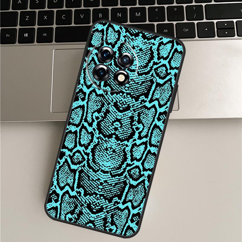 Чехол с принтом под змеиную кожу для OnePlus Nord 5 CE 3 4 Lite N20 N30 OnePlus 15R 13R 12R 13T 10T 10 Pro 11 12 13 Чехол
