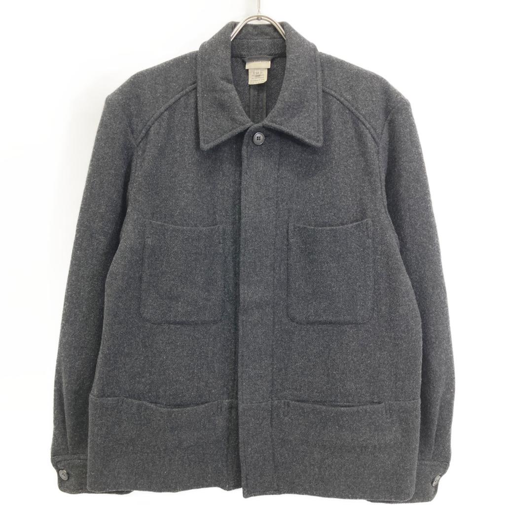 DRIES VAN NOTEN [Archive] 1990-Early 2000 Leica Period Black Woolwork Jacket Jacket 50 blackUsed