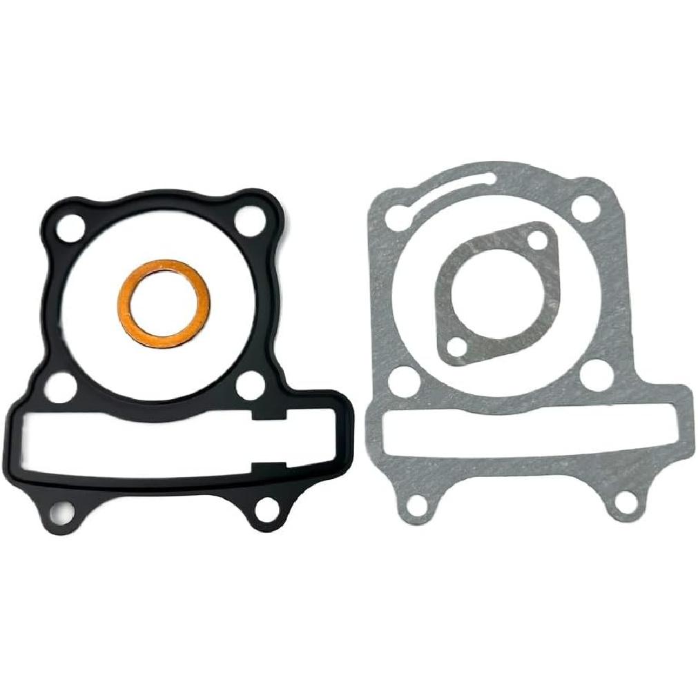 2 Pack 62.5mm Cylinder Head And Gasket Compatible With 4 Stroke GY6 B 170cc 180cc 200cc 1P63QML Engine Compatible With ATV Quad Go Kart