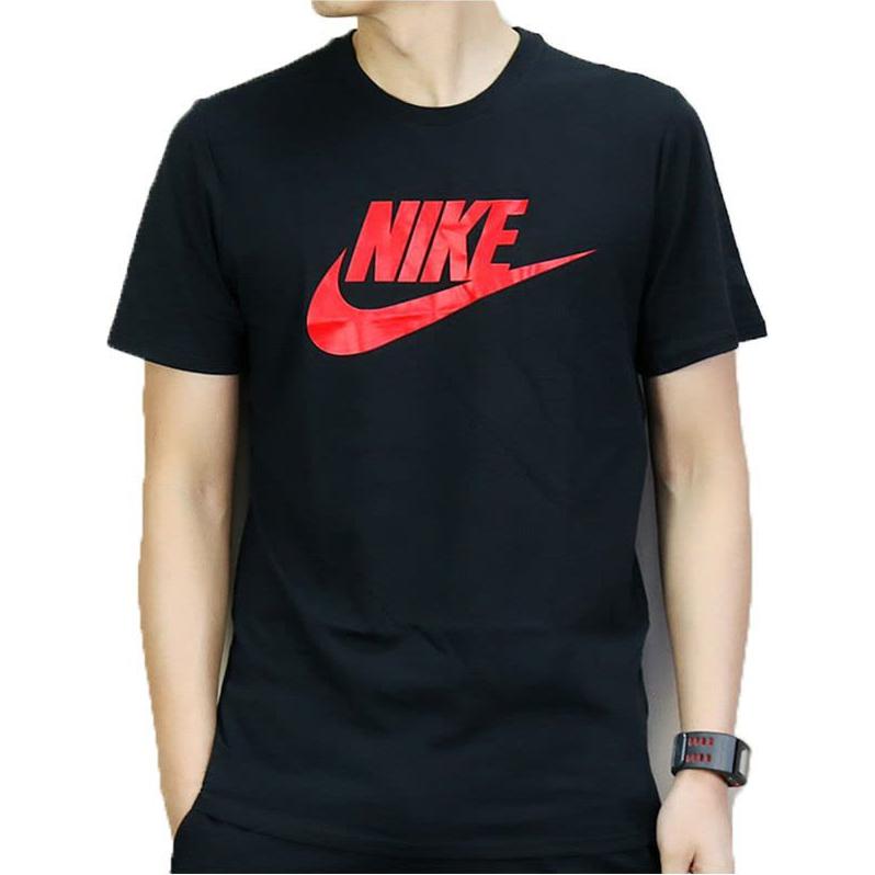 Nike Футболка с коротким рукавом и логотипом American Vintage Crew Neck, цвет черный 696708-013