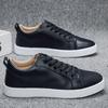 Men's Shoes Luxury Leather Casual Shoes Sneakers Youth Student Skateboard Shoe Business Leather Shoes for Men Tenis 2025