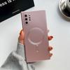 Магнитный чехол Samsung S25 Ultra, Полная защита S24 Plus, Матовый S23 FE, Мягкий чехол с защитной пленкой для объектива S22 Ultra