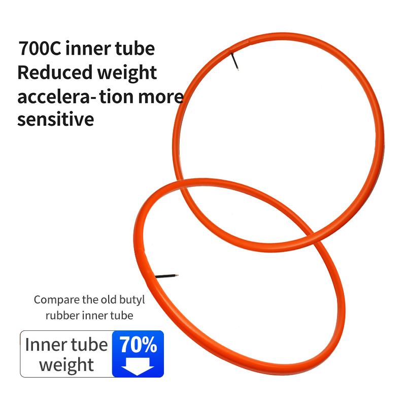 Сверхлегкая велосипедная камера 700 18-32C шоссейная MTB велосипедная шина из ТПУ 700c 456585 мм