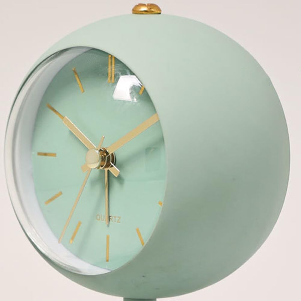 Ретро аналоговый будильник тихие нетикающие прикроватные часы для спальни домашнего офиса