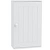 Wall Mounted Bathroom Cabinet Door With Soft Close Adjustable Shelf For Kitchen Laundry Room 30x14x50 Cm White