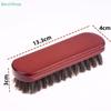 High-quality Shoe Brush, Solid Wood Dust-cleaning Brown-red Horsehair Brush, Soft Horsehair Brush