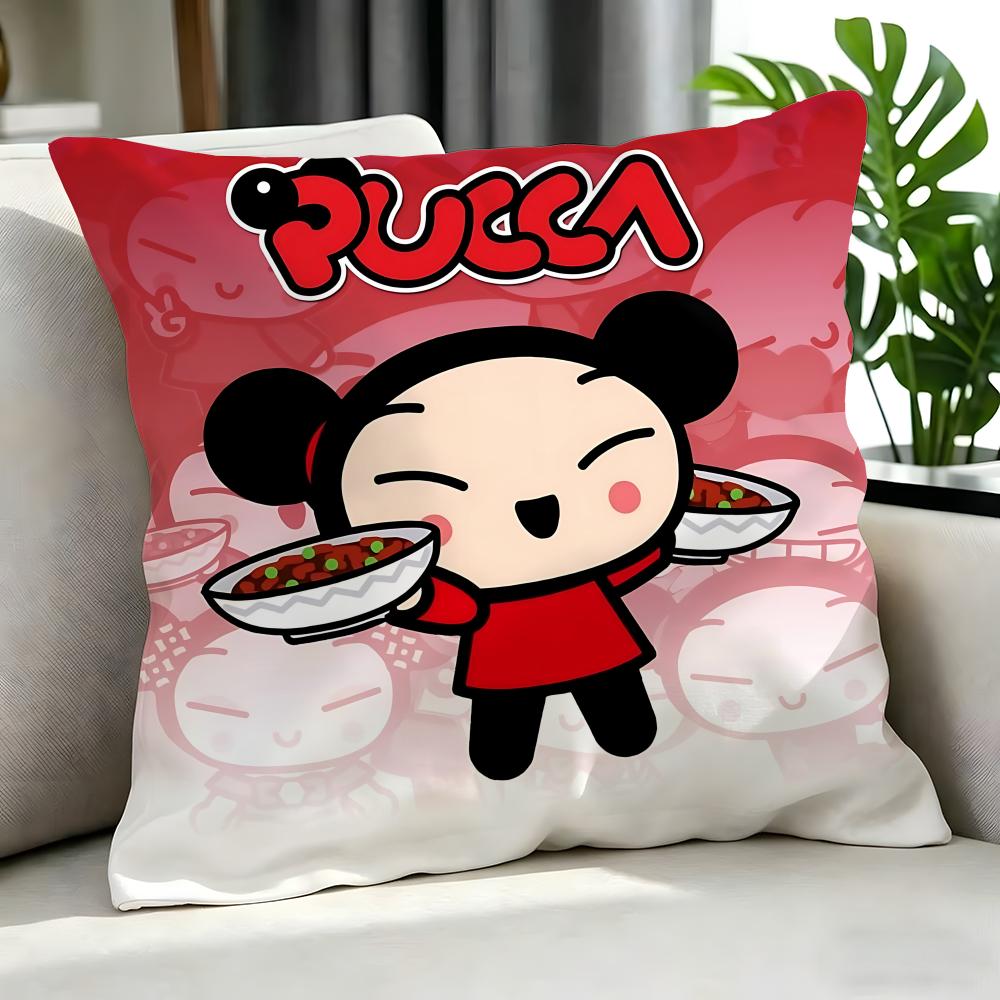 character PUCCA Cushion Cover Cushion Cover Set Pcs x x x Pillowcase Decorative Sofa Home Decor