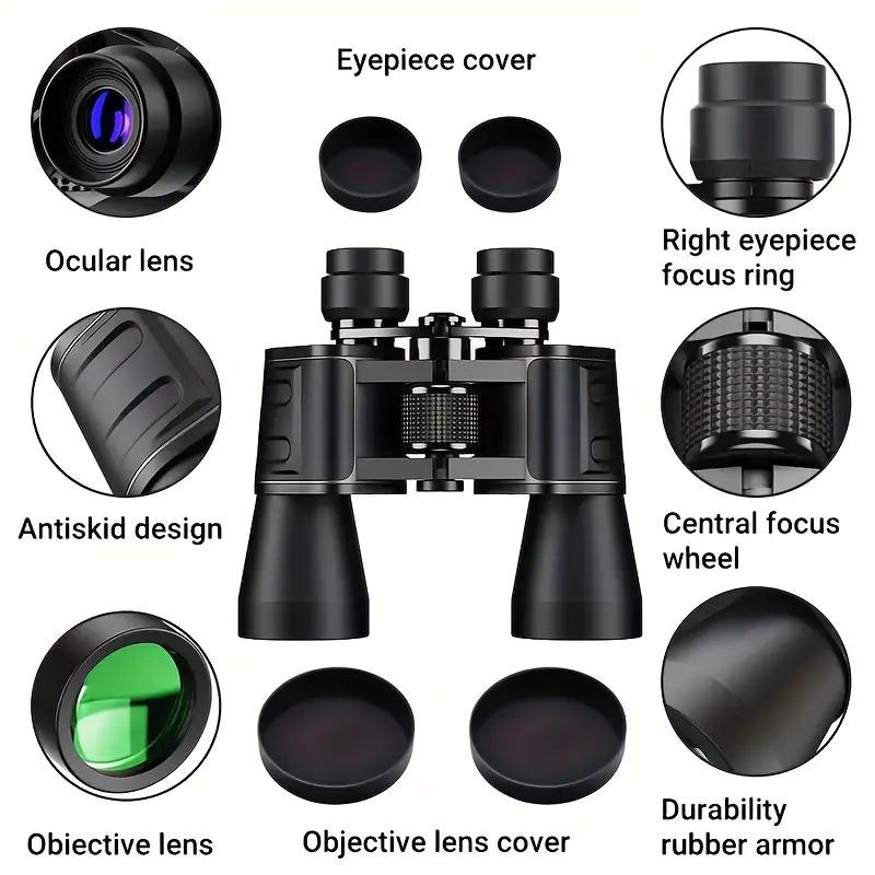 Paul 20x50 Binoculars: Large Aperture, High Magnification HD Optics for Outdoor Use
